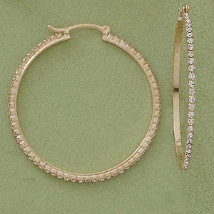 Eternity Hoop Earrings