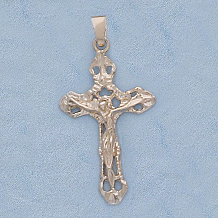 Pierced Crucifix Pendant