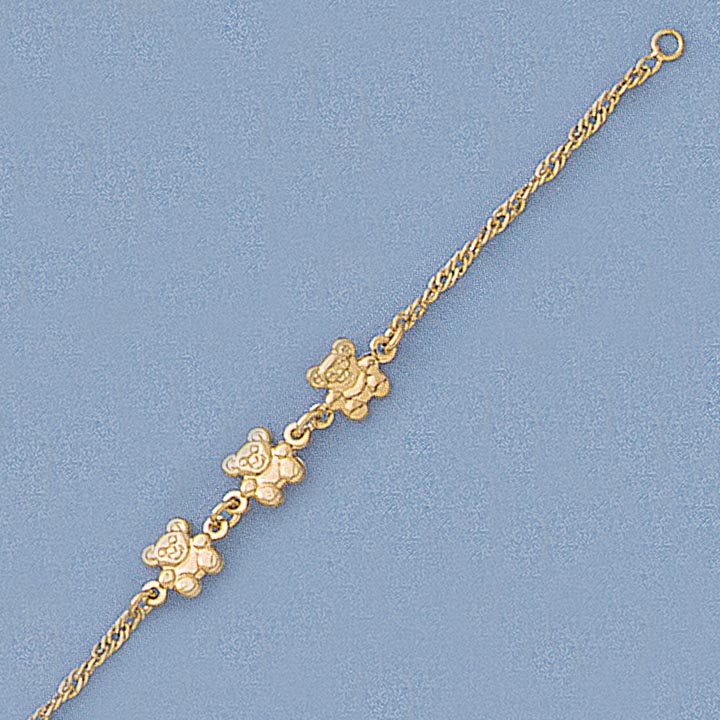 6” Teddy Bear Bracelet - X4293