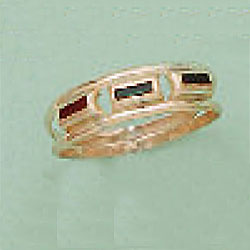 Tri-Color Baguette Austrian Crystals Ring - XR164