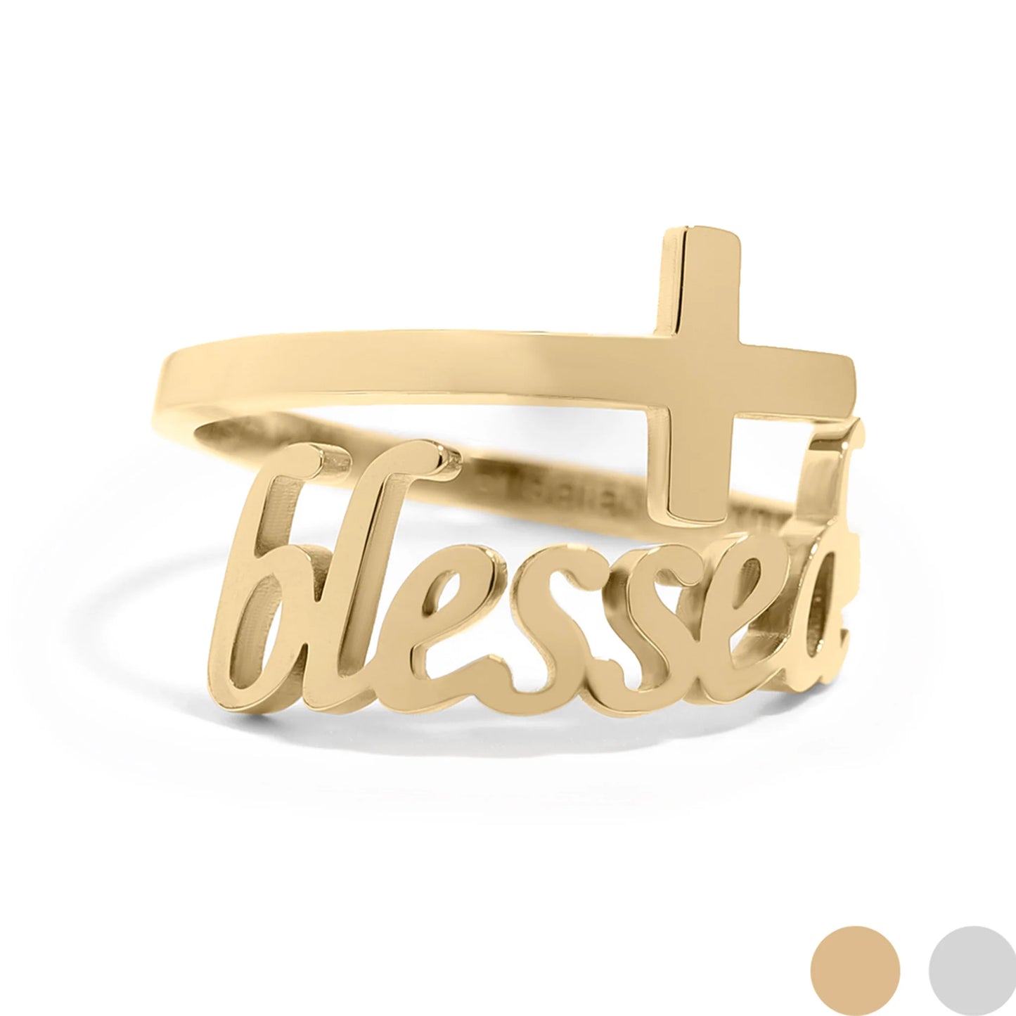 BLESSED with CROSS Ring - XR653