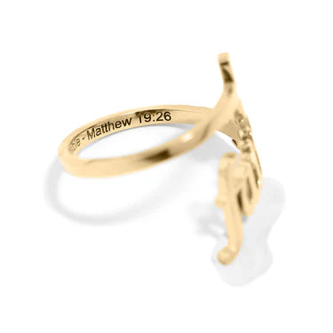 FAITH with CROSS Ring