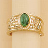 Genuine stone & A/C Ring
