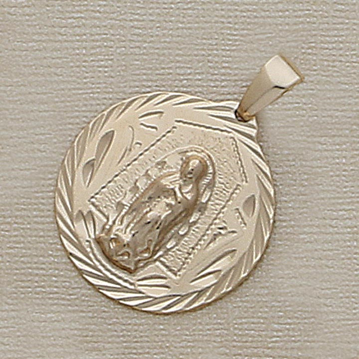 Round Religious 33mm Charm - X5824