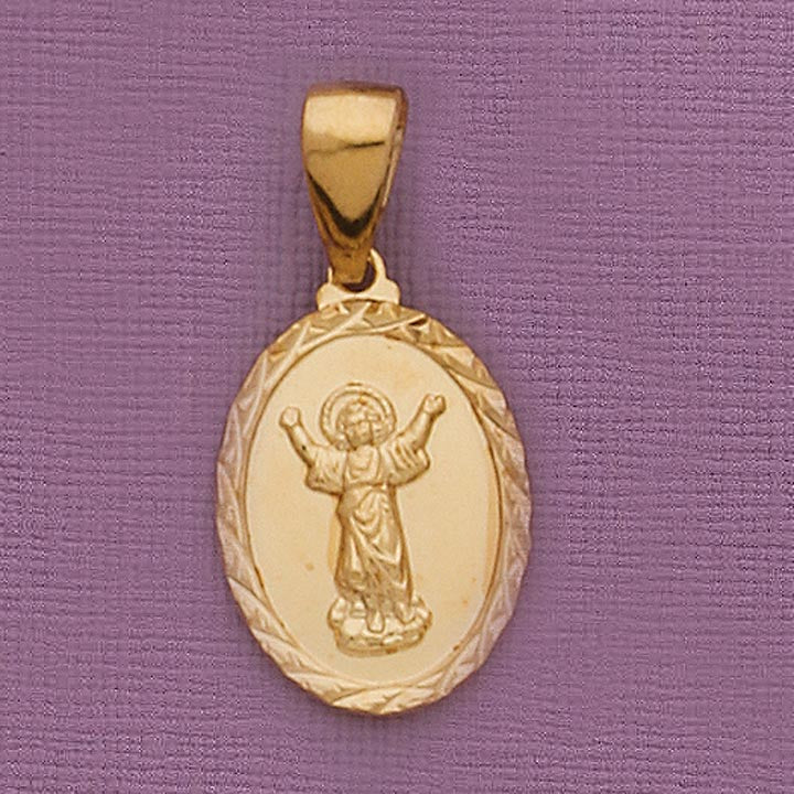 Oval Religious Charm