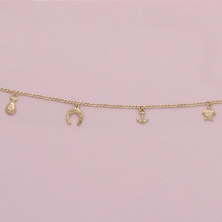 Dangling Charms 10" Anklet