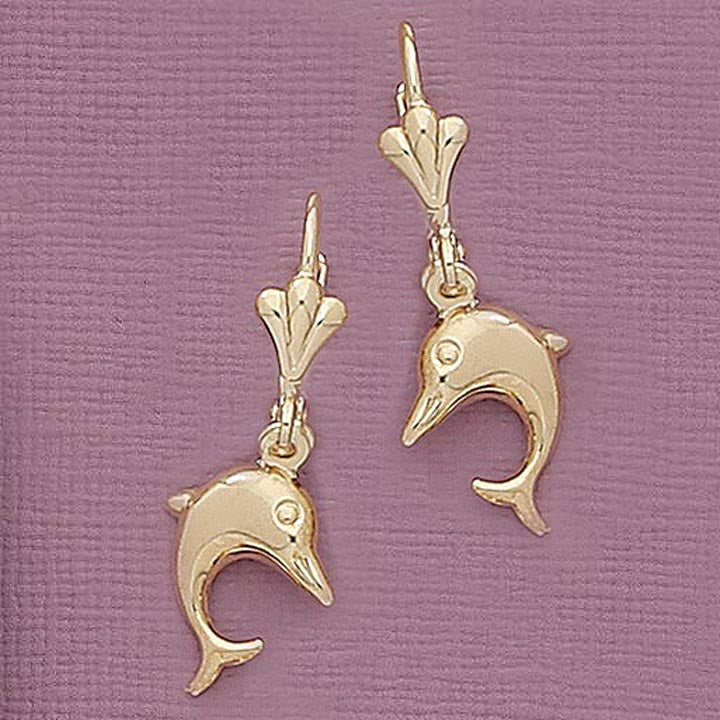 Dolphin Dangling Earrings - X2383