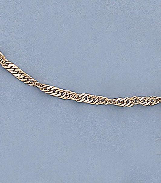 Curb Cuban Link 2mm Necklace or Bracelet