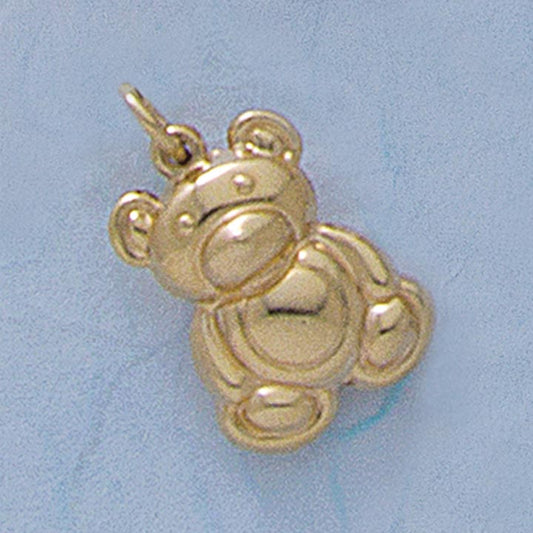 Puffed Teddy Bear 20mm Charm