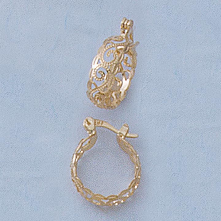 Filigree 15mm Earrings