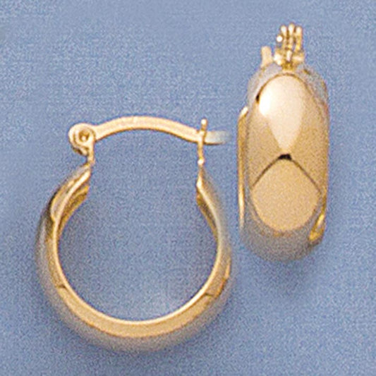 Polished 17mm Hoop Earrings - X2195