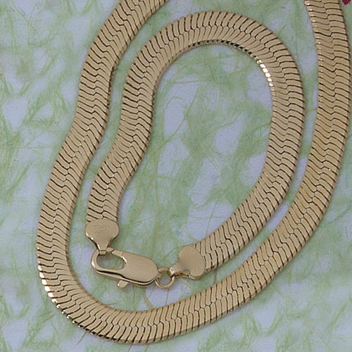 Herringbone 7.5" Bracelet & 20" Necklace Set - X6230