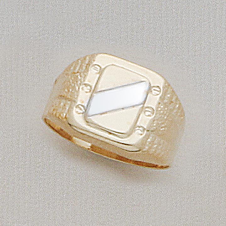Two-Tone Men's Ring - XR645