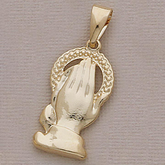 Praying Hands Religious 32mm Charm