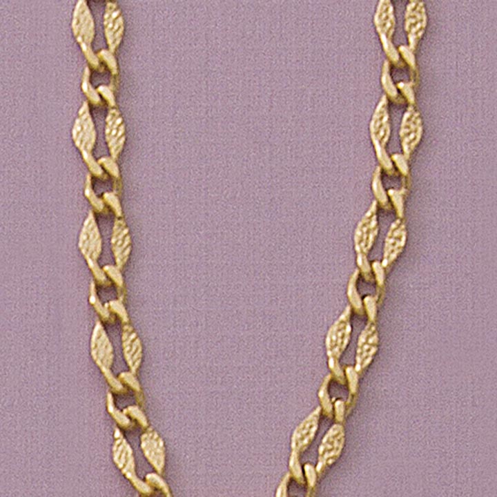 5mm Stamped Necklace, Bracelet or Anklet - X3190