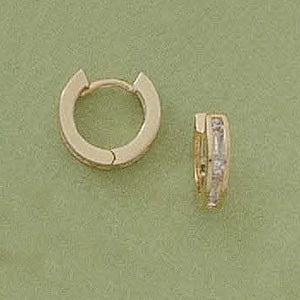 Eternity CZ Huggie Earrings - X2250