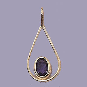 Austrian Crystal Teardrop Pendant - X5073
