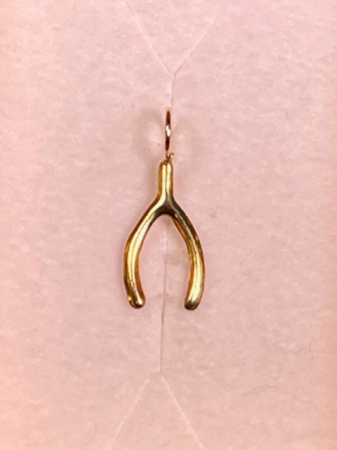 Good Luck Wishbone Lightweight Pendant - X5326