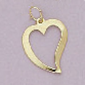 Silhouette Heart Pendant - X5329