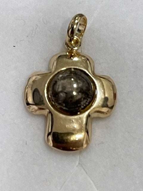 Two-Tone Geo Cross - X5475