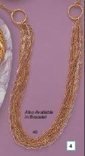 Multi-strand Tri-color Bracelet or Necklace - X6256