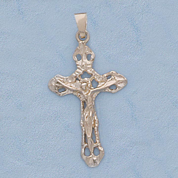 Pierced Crucifix Pendant 