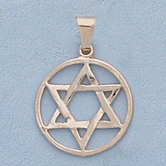 18mm Star of David Religious Pendant