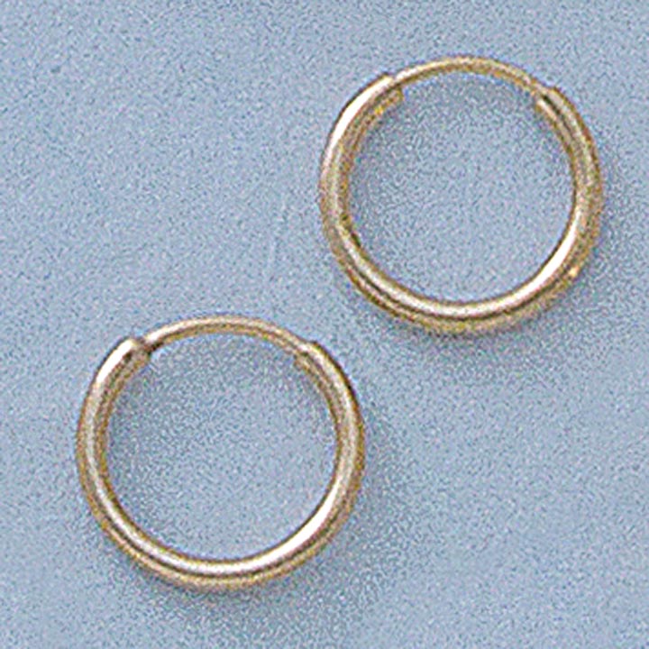 10mm Endless Hoop Earrings