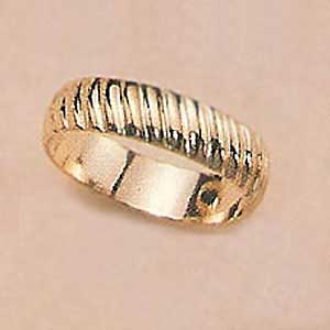 2mm Striped Rolling Hills Band Ring - XN001