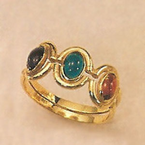 Tri-Color Vintage Ring - XR063