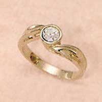 Austrian Crystal Solitaire Ring - XR081