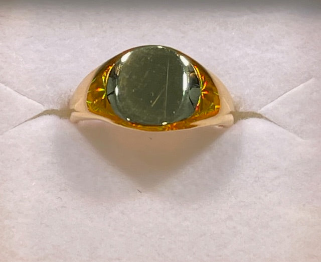 High Shine Polished Signet ring - XR179