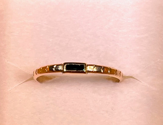 Emerald Green Austrian Crystal Stackable Ring - XR193