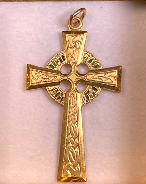 35mm Ornate Cross Pendant - X5123