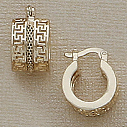 Greek Style 15mm Earrings