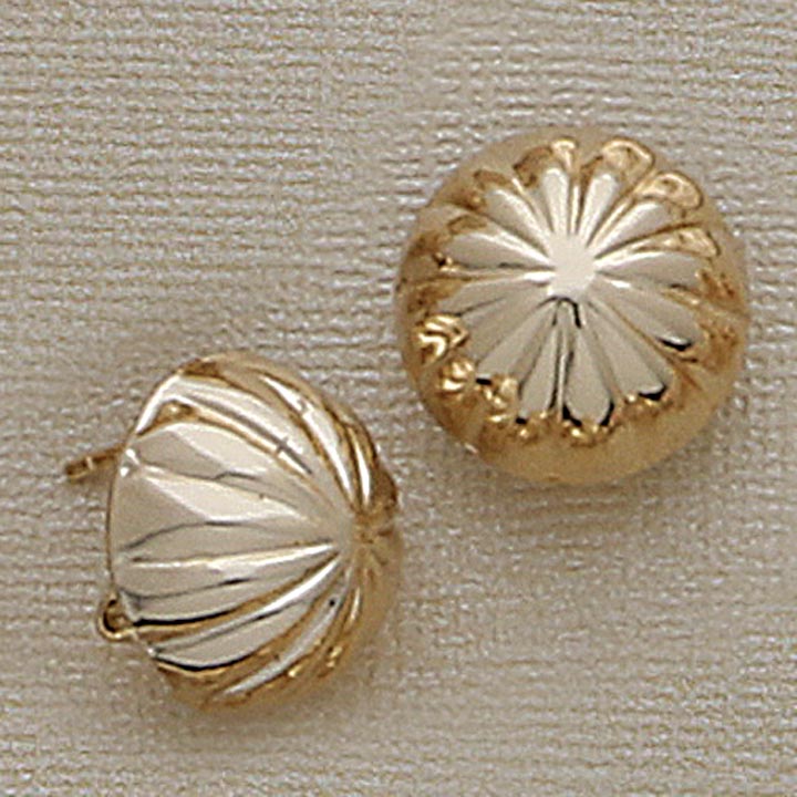 18mm Dome Clip Earrings