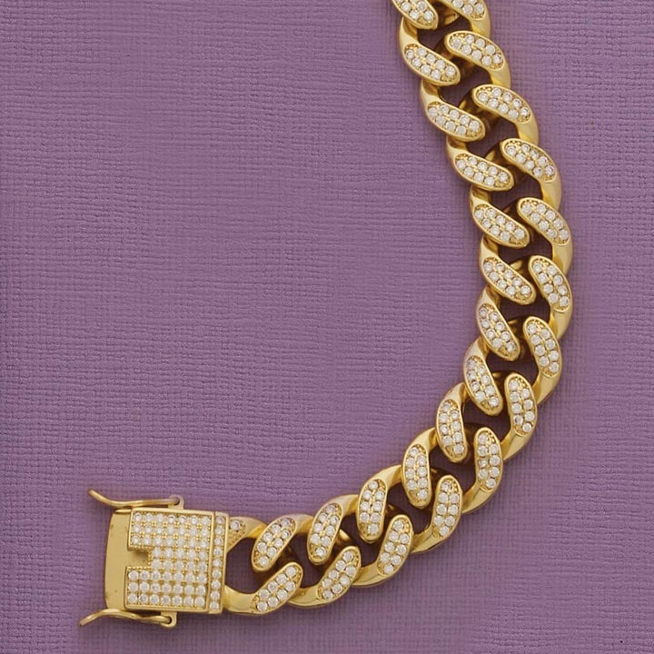 Cuban Link CZ Bracelet or Necklace