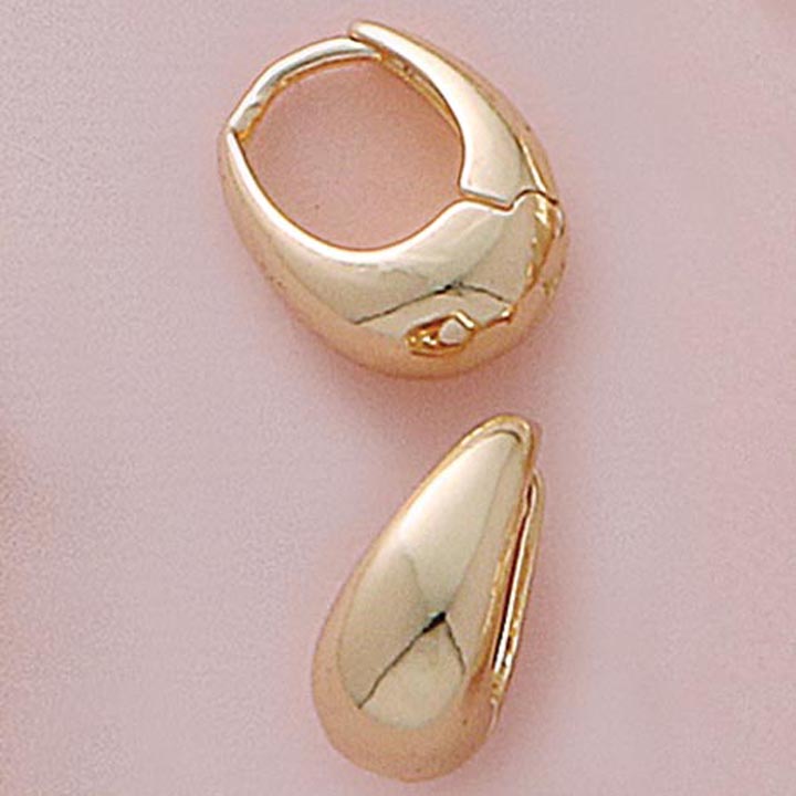 Small Oval Smooth Earrings