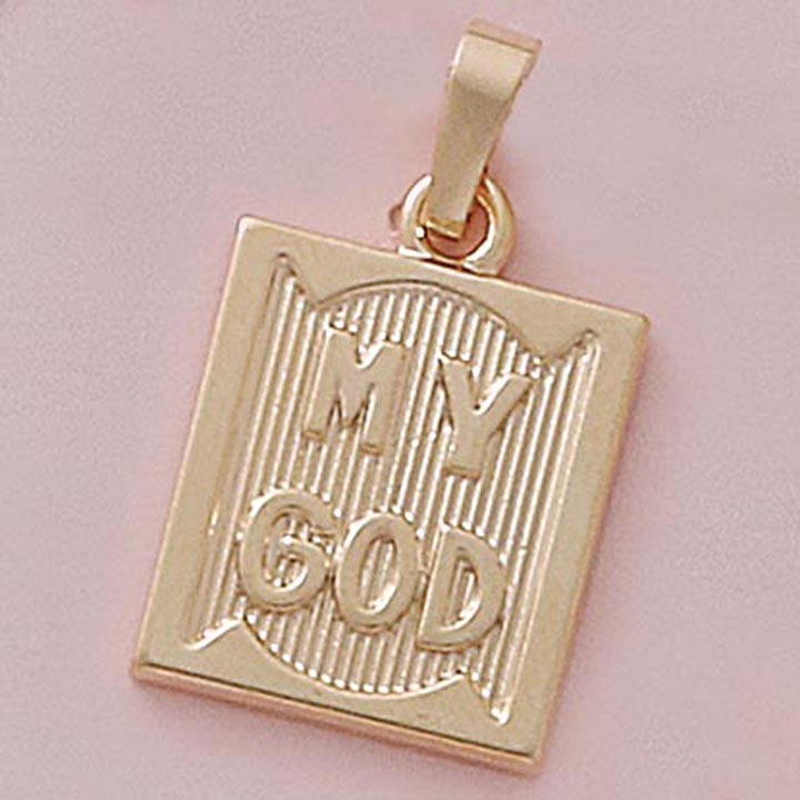 "My God" Religious Pendant