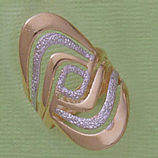 Two Tone Designer Ring