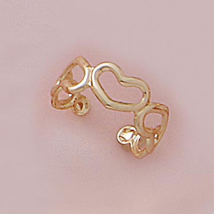 Hearts Toe Ring