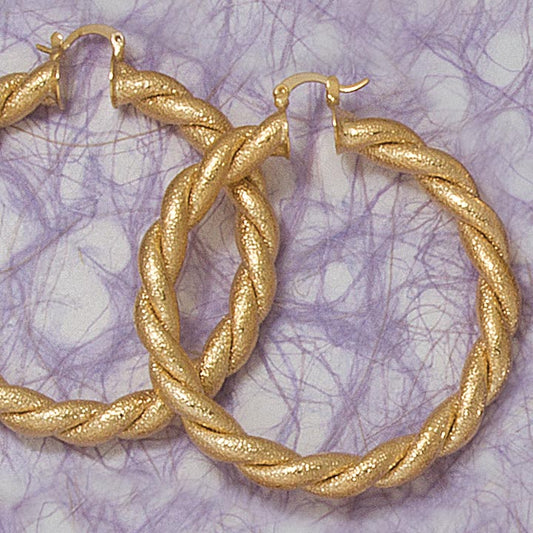 Twist Extra-Large Hoop Earrings