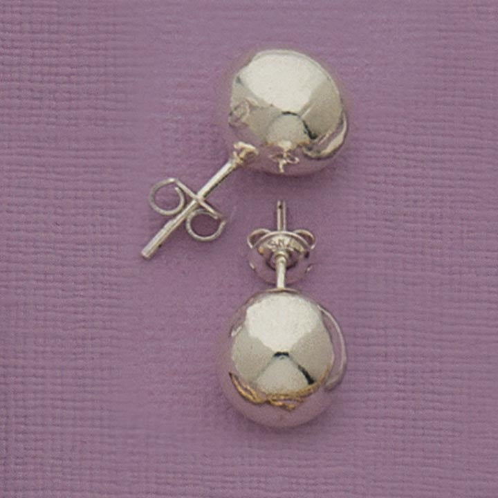 Sterling Silver 8mm Ball Post Earrings