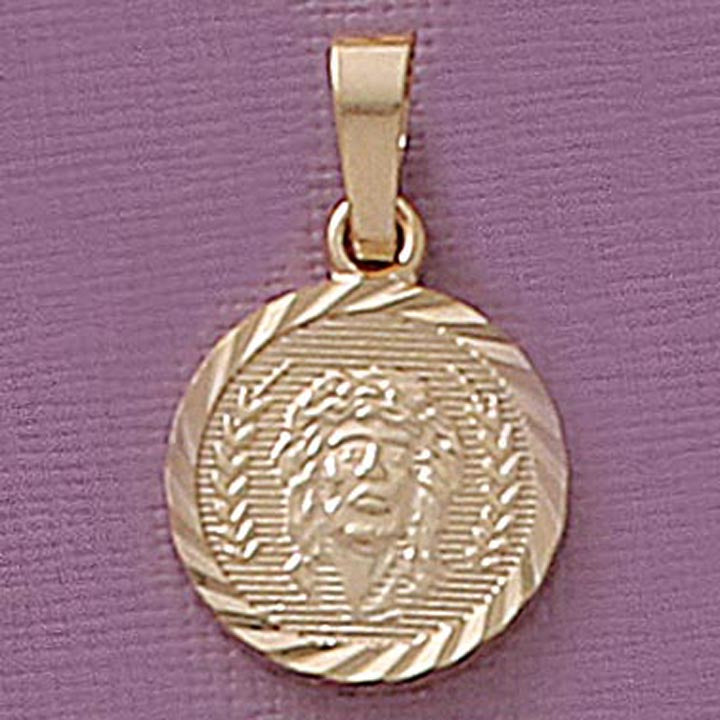 Round 20mm Jesus Religious Charm