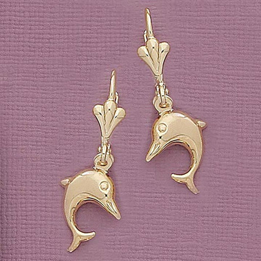 Dolphin Dangling Earrings