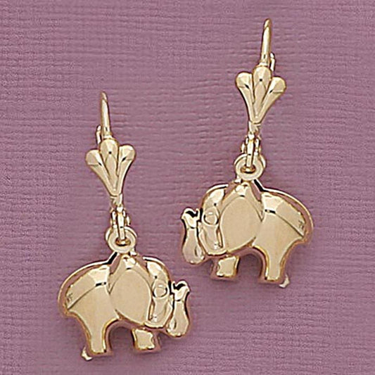 Elephant Dangling Earrings