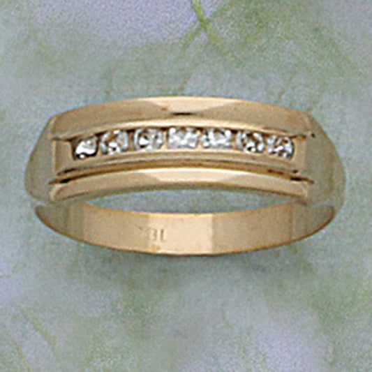 CZ Band Ring