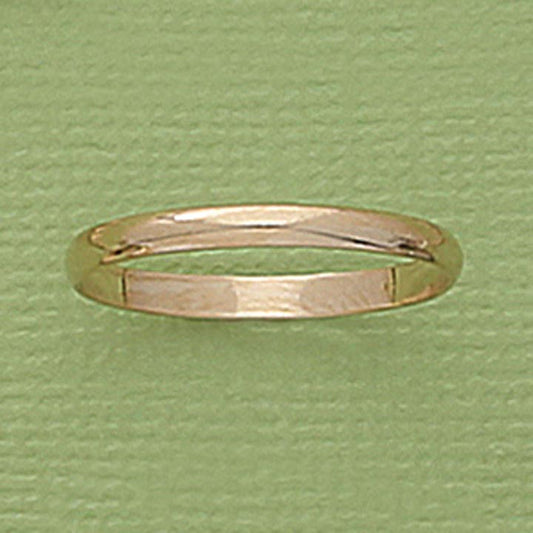 Polished 2mm Band Ring