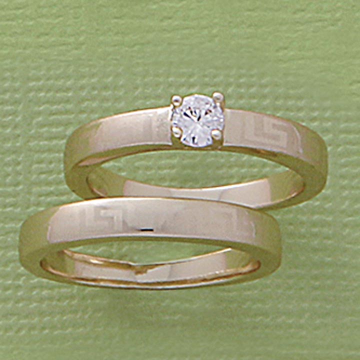 Double Band 4mm CZ Ring