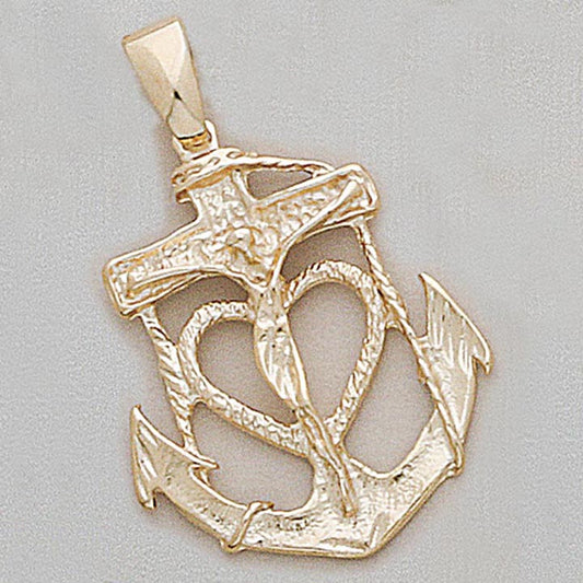 Crucifix Anchor 42mm Pendant